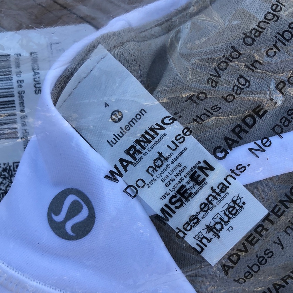 LULULEMON / Free To Be Serene HIGH NECK Sports Bra / NWT! - Picture 5 of 6
